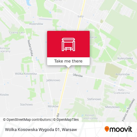 Wólka Kosowska Wygoda map