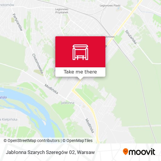 Jabłonna Szarych Szeregów map