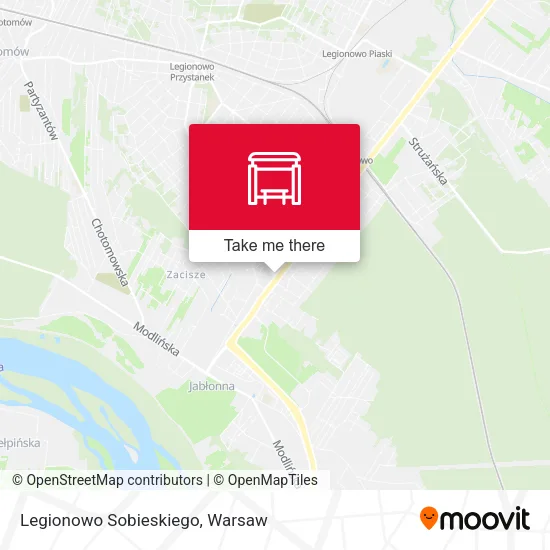 Карта Legionowo Sobieskiego
