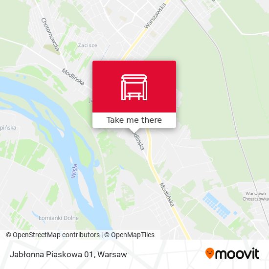 Jabłonna Piaskowa map