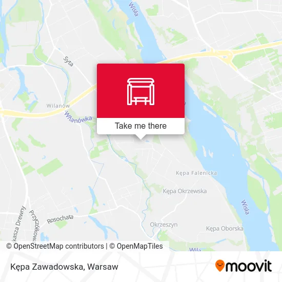 Карта Kępa Zawadowska