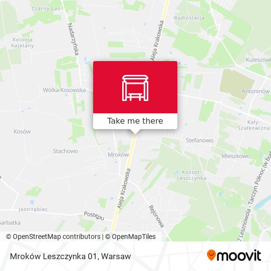 Mroków Leszczynka map