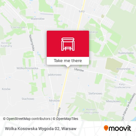 Wólka Kosowska Wygoda map