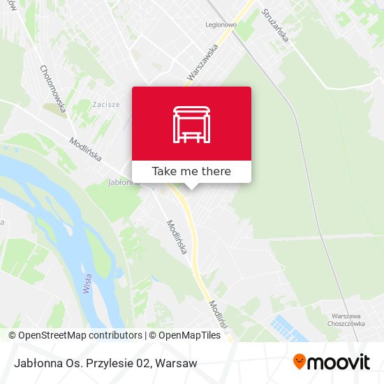 Jabłonna Os. Przylesie map