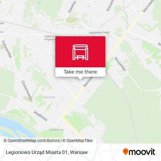 Legionowo Urząd Miasta map