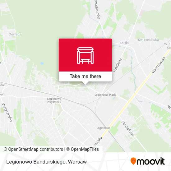 Карта Legionowo Bandurskiego