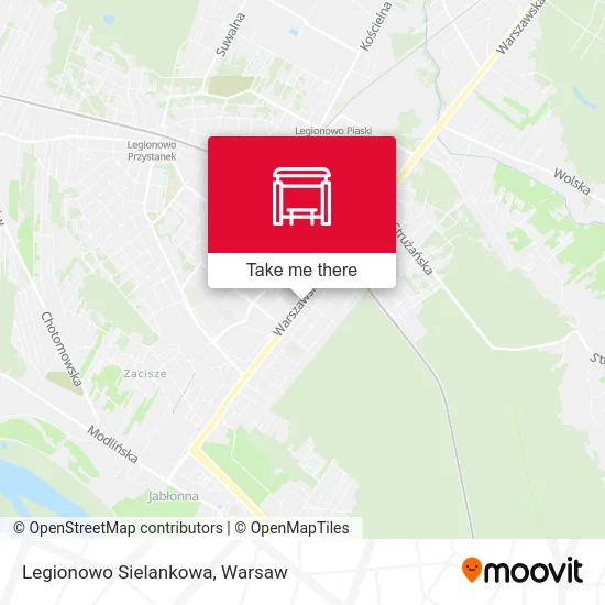 Карта Legionowo Sielankowa