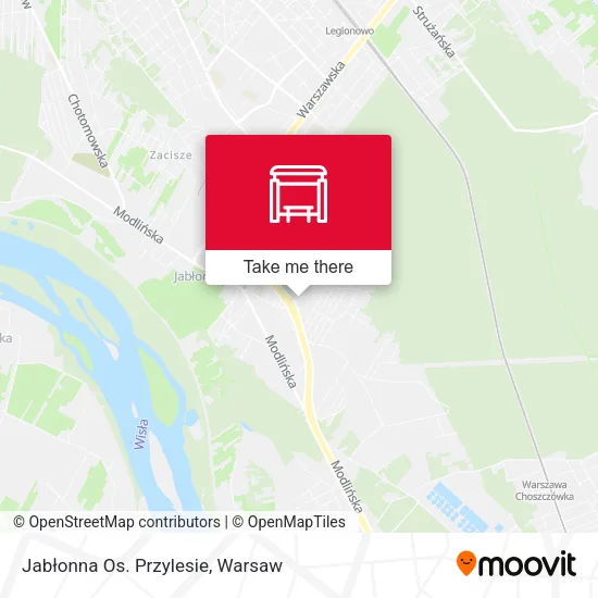 Карта Jabłonna Os. Przylesie