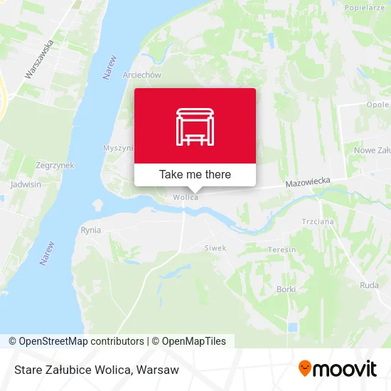 Карта Stare Załubice Wolica