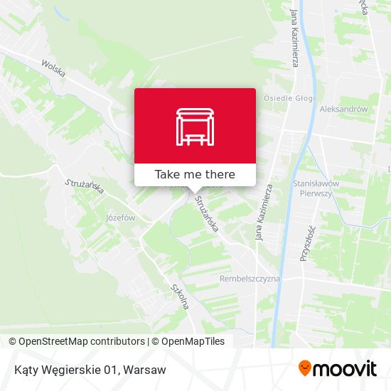 Карта Kąty Węgierskie 01