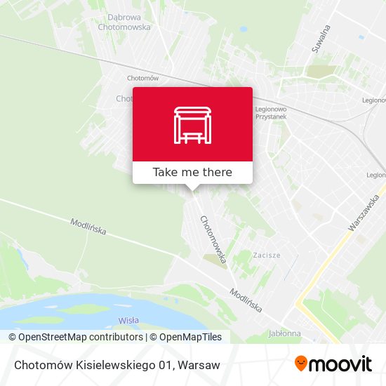 Chotomów Kisielewskiego 01 map