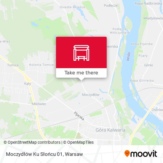 Moczydłów Ku Słońcu map