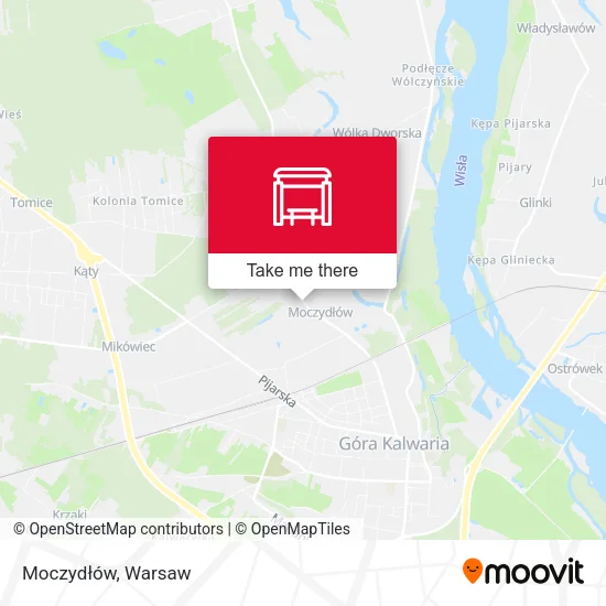 Карта Moczydłów