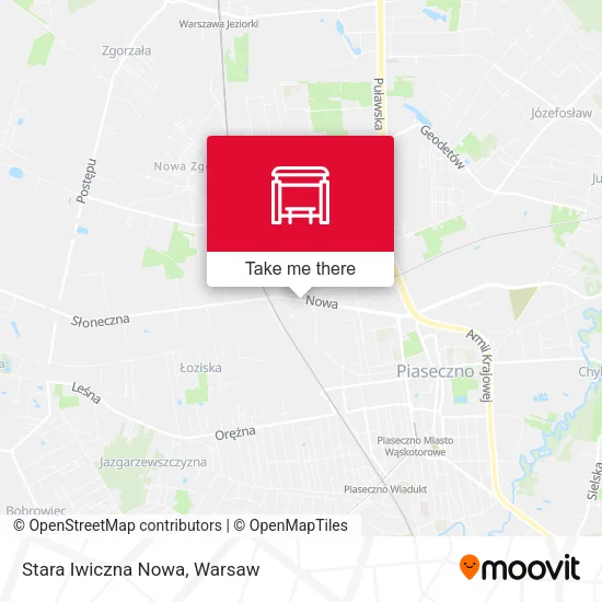 Карта Stara Iwiczna Nowa