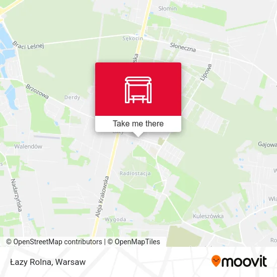 Карта Łazy Rolna