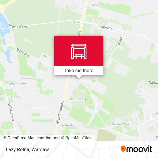 Карта Łazy Rolna