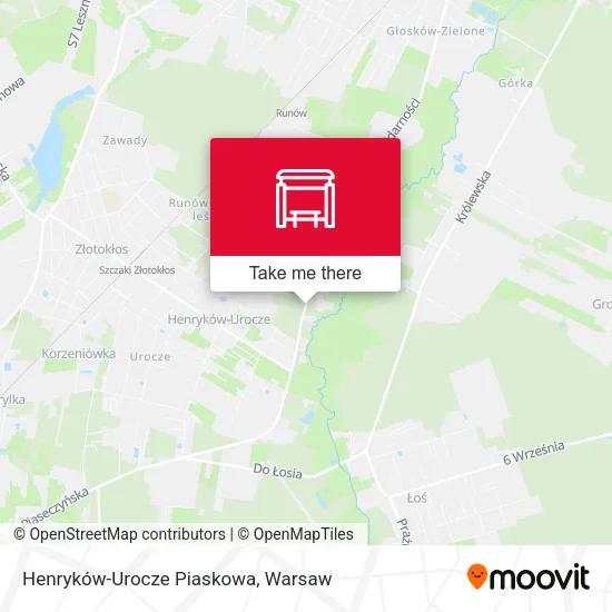 Карта Henryków-Urocze Piaskowa