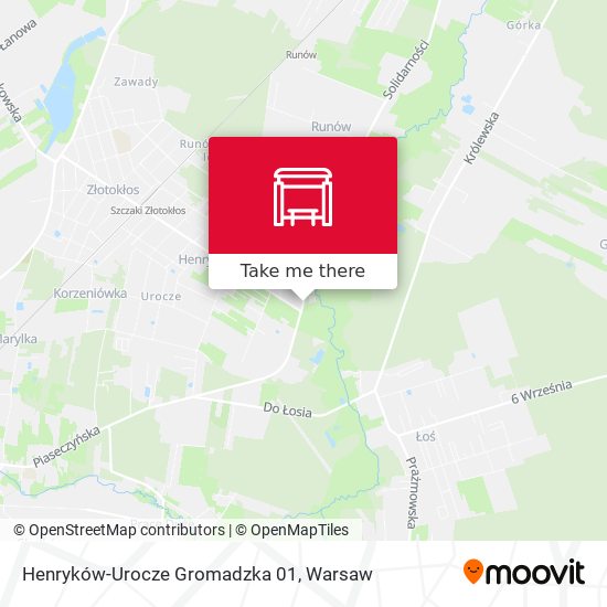 Henryków-Urocze map