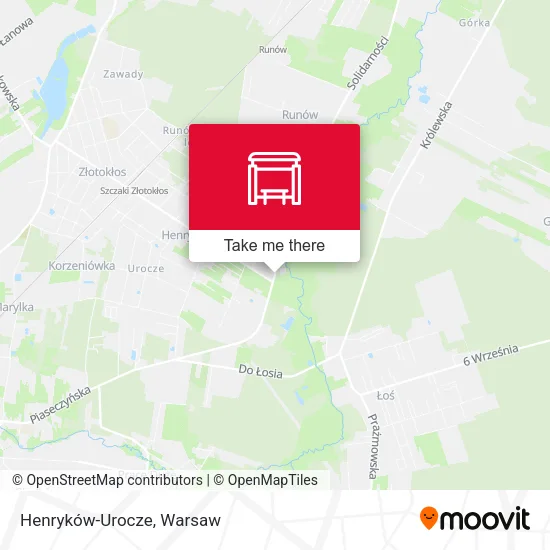 Карта Henryków-Urocze