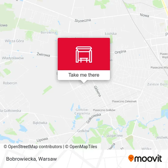 Карта Bobrowiecka
