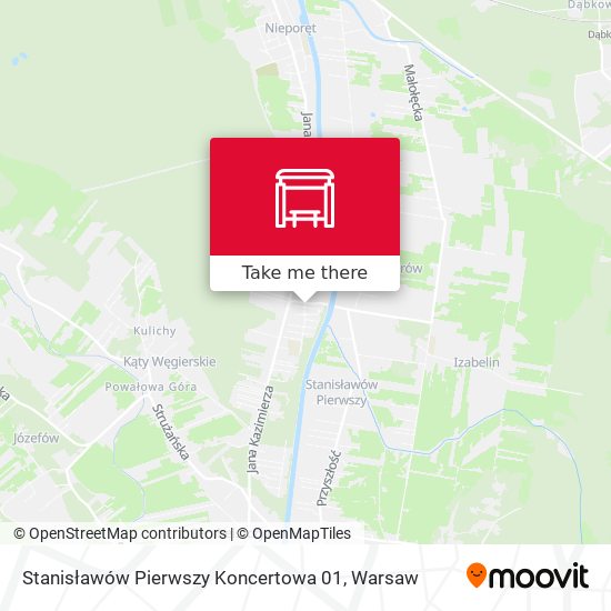 Stanisławów Pierwszy Koncertowa map