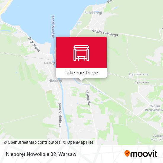 Карта Nieporęt Nowolipie