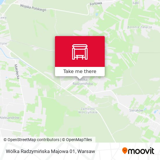 Карта Wólka Radzymińska Majowa 01