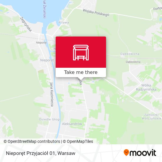 Nieporęt Przyjaciół 01 map