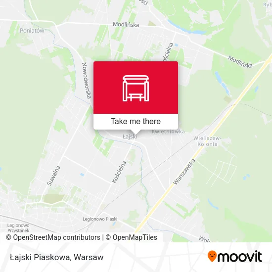 Карта Łajski Piaskowa