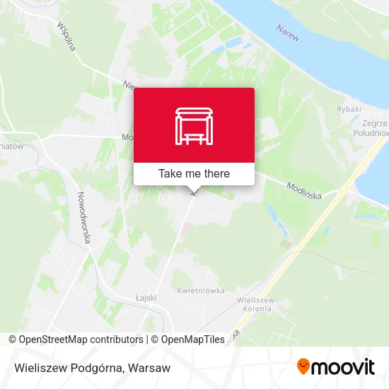 Карта Wieliszew Podgórna