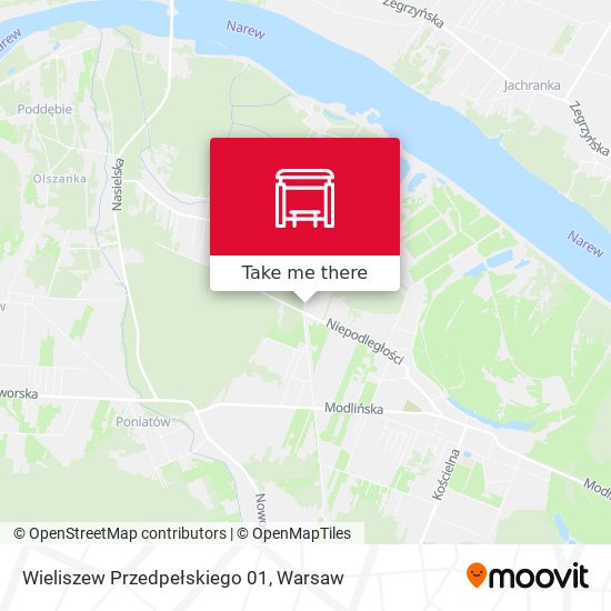 Wieliszew Przedpełskiego map