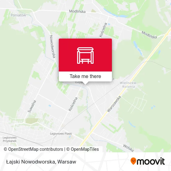 Карта Łajski Nowodworska