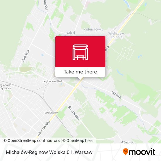 Michałów-Reginów Wolska map