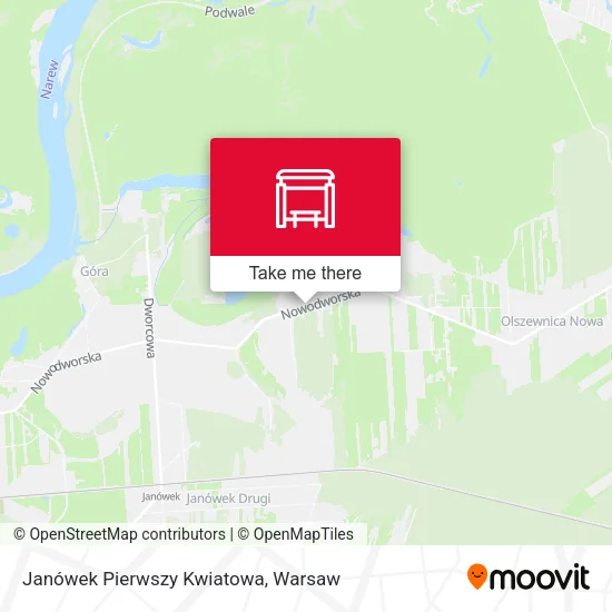 Карта Janówek Pierwszy Kwiatowa