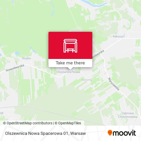 Olszewnica Nowa Spacerowa map