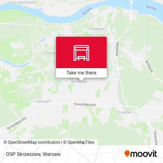 Карта OSP Skrzeszew
