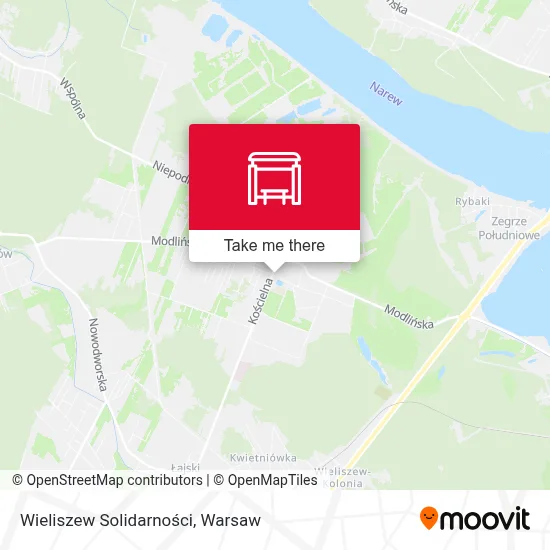 Wieliszew Solidarności map