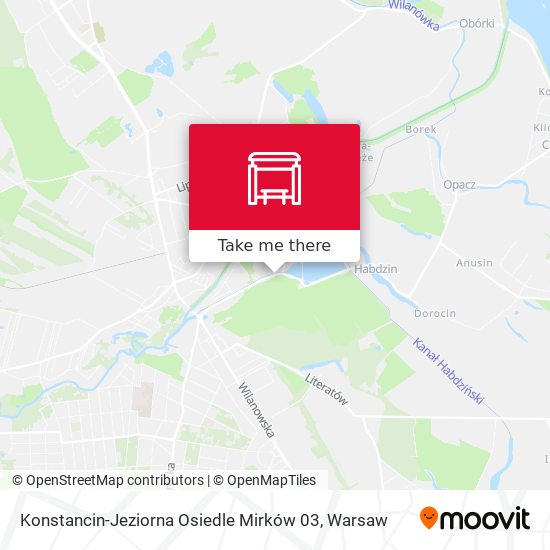 Konstancin-Jeziorna Osiedle Mirków 03 map