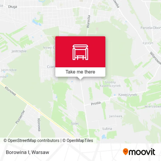 Карта Borowina I