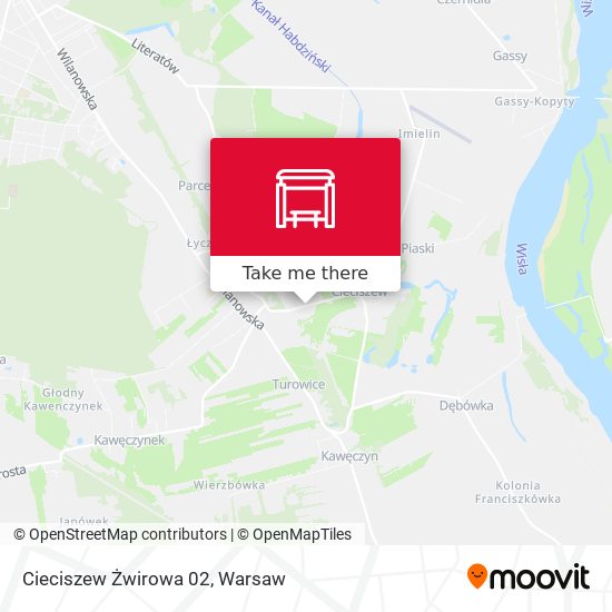 Cieciszew Żwirowa 02 map