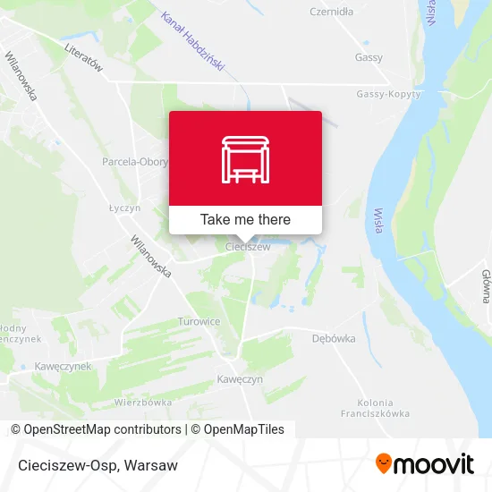 Карта Cieciszew-Osp