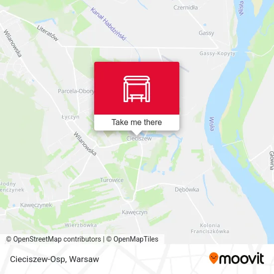 Карта Cieciszew-Osp