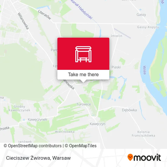 Cieciszew Żwirowa map