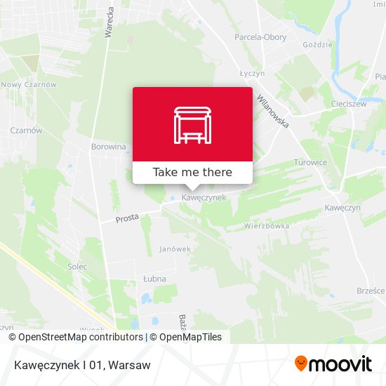 Kawęczynek I map