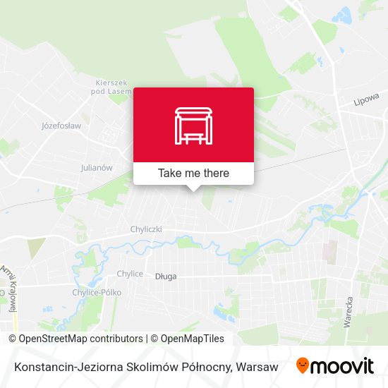 Konstancin-Jeziorna Skolimów Północny map