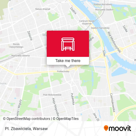 Карта Pl. Zbawiciela