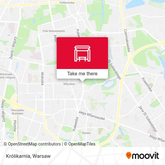 Карта Królikarnia