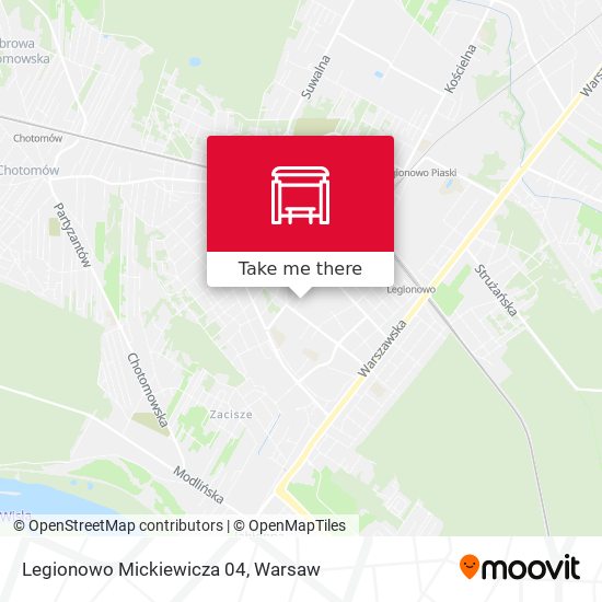 Карта Legionowo Mickiewicza