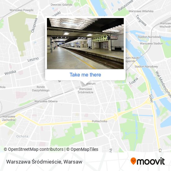 Warszawa Śródmieście map