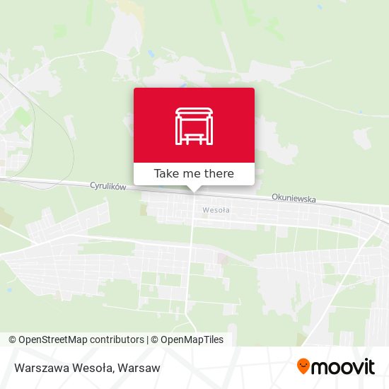 Warszawa Wesoła map